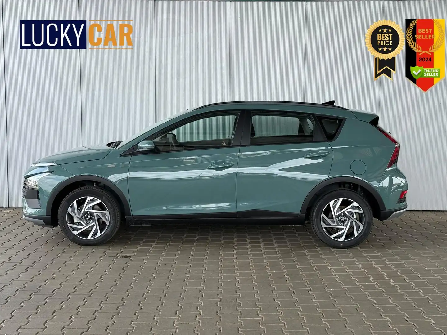 Hyundai BAYON 1,2 MPI Wave 5MT + Sitz & Lenkr. Heiz / Navi PD... Grün - 2