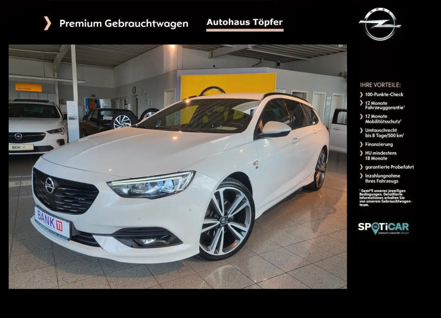 Opel Insignia B ST OPC/Ultimate/Exclusive/20Zoll/Bose White - 1