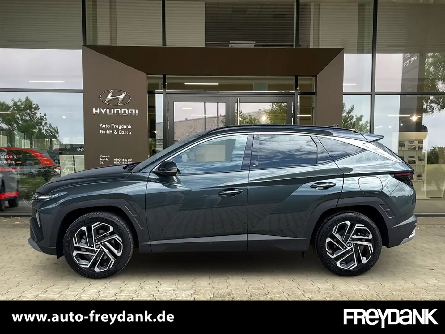 Hyundai TUCSON 1.6 T-GDI 7-DCT 2WD Prime Assistenz Pano ECS Grün - 2