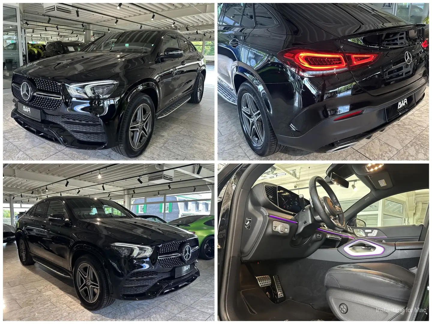 Mercedes-Benz GLE 400 d 4Matic Coupe AMG-LINE*360°*BURMESTER* Schwarz - 1
