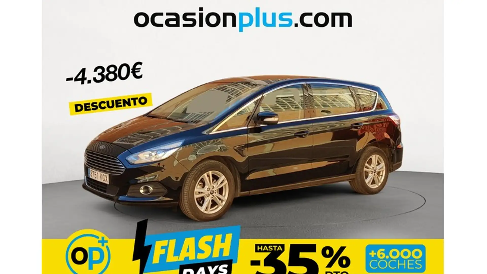 Ford S-Max 2.0TDCi Titanium Powershift 150 Negro - 1