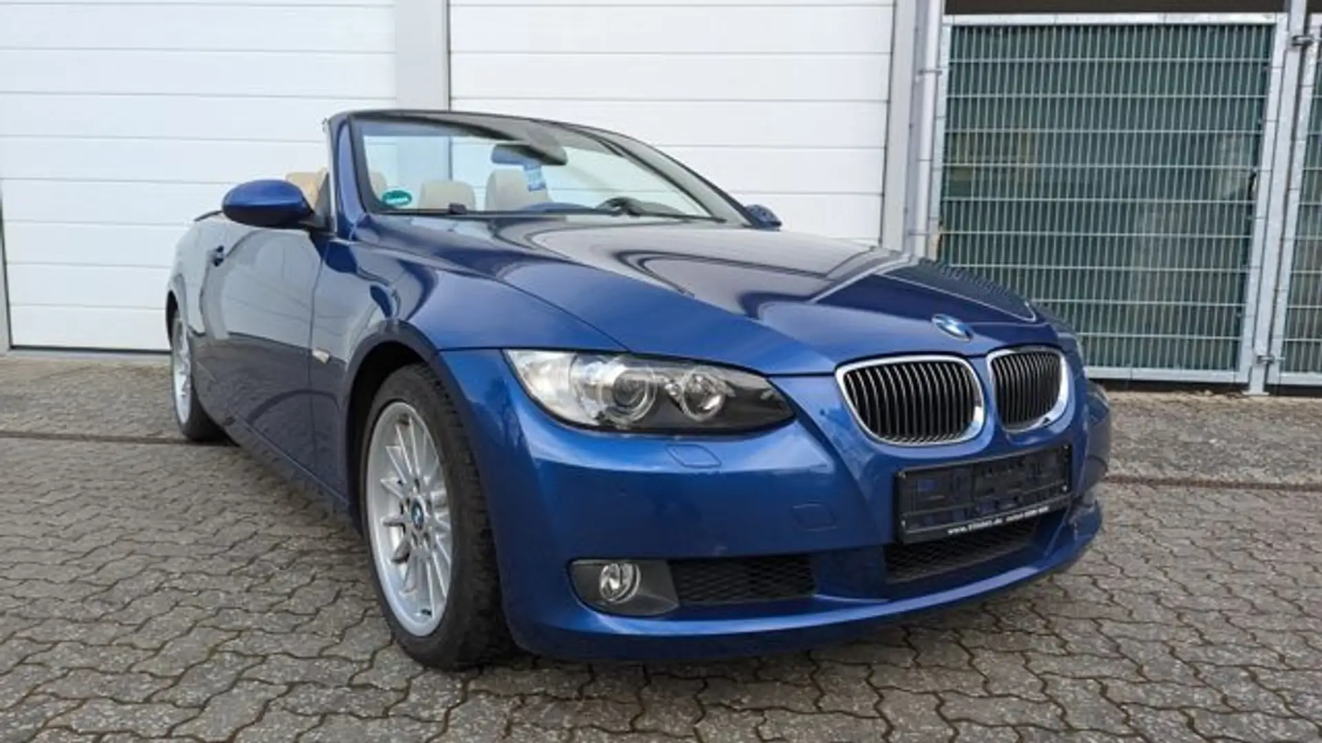 BMW 325 i Cabrio*Automatik*Leder beige*2 Hand* Blau - 2