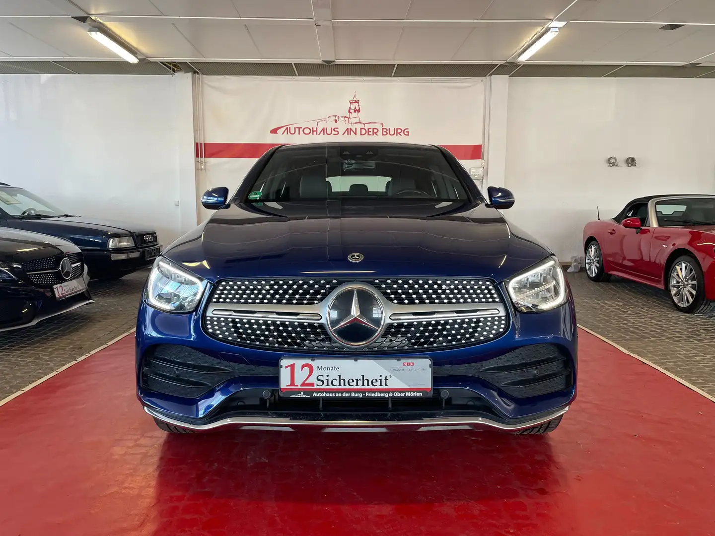 Mercedes-Benz GLC 220 4Matic AMG Line 1.Hand+Head Up plava - 2
