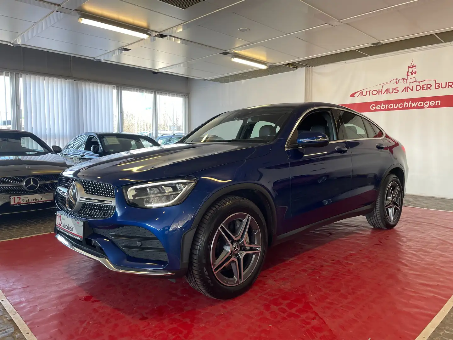 Mercedes-Benz GLC 220 4Matic AMG Line 1.Hand+Head Up plava - 1