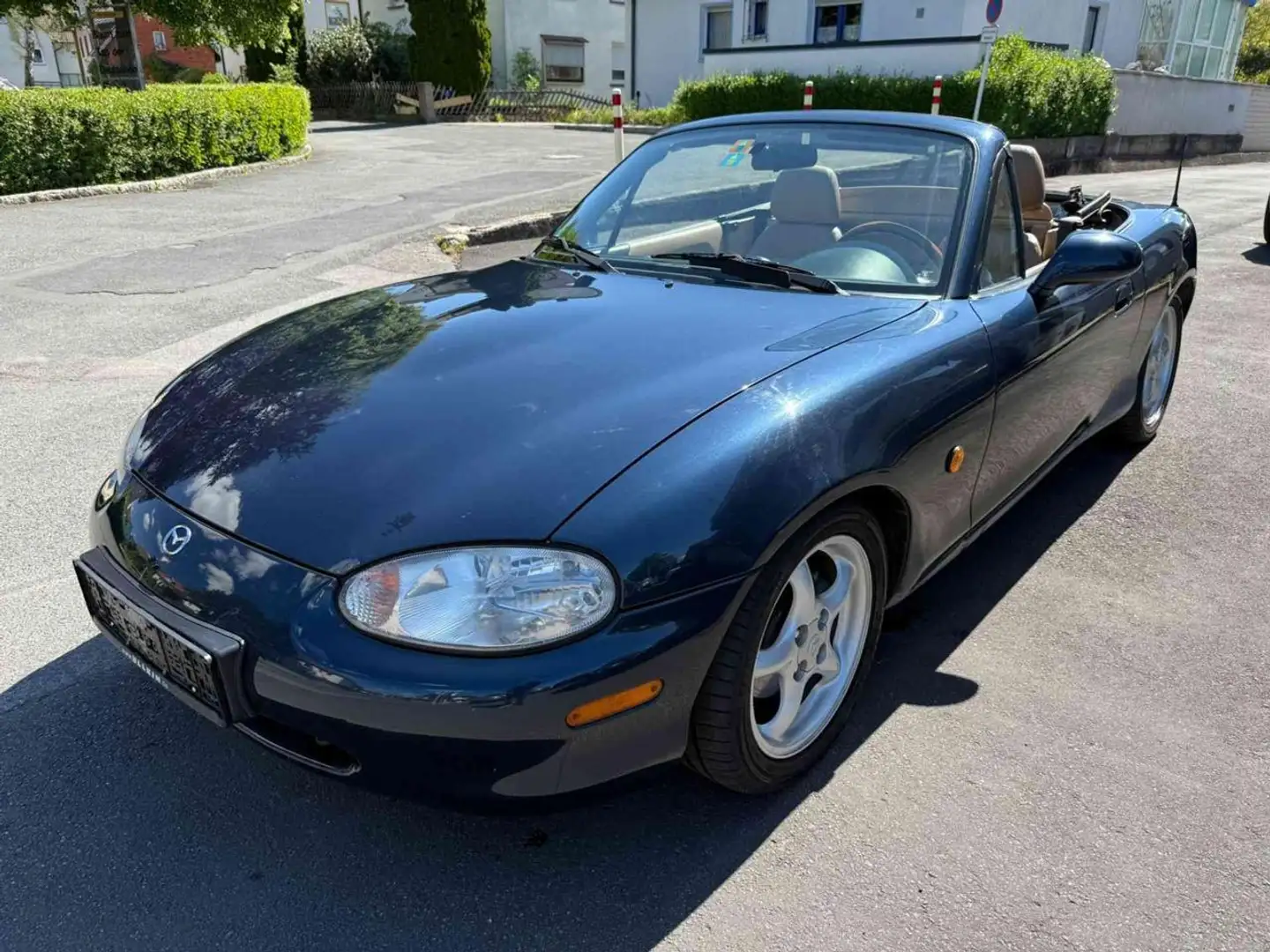 Mazda MX-5 1.8i 16V cat 140CV!! NARDI LEGNO! INTERNI IN PELLE Blu/Azzurro - 1