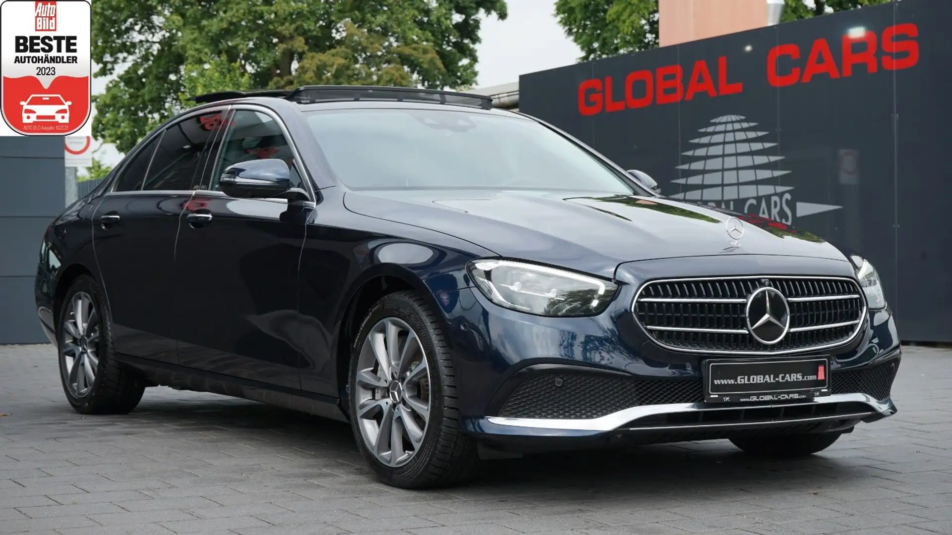 Mercedes-Benz E 400 D 4 MATIC LIMOUSINE AVANTGARDE*WIDESCREEN* Bleu - 1