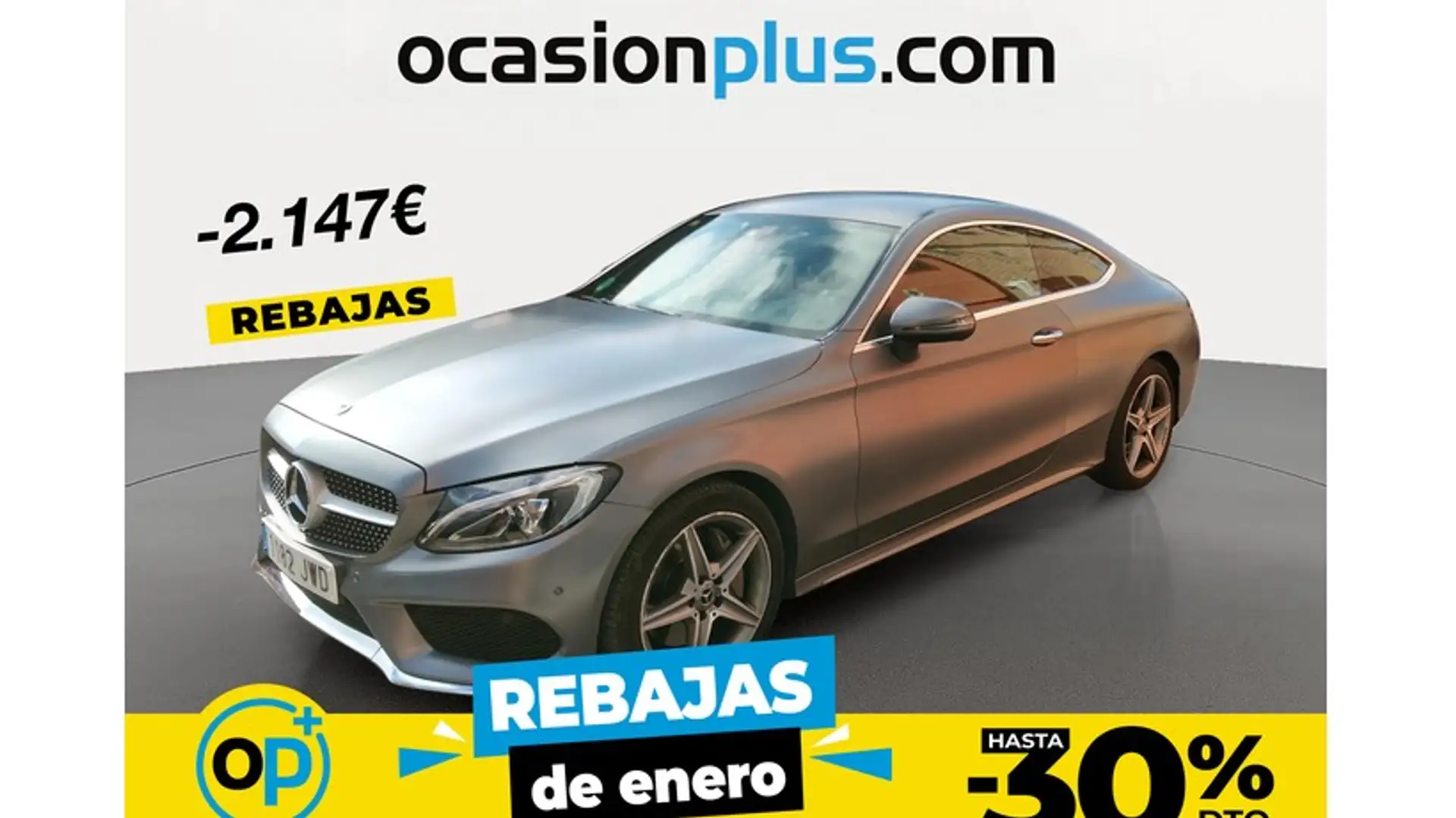 Mercedes-Benz C 300 Coupé 9G-Tronic Gris - 1