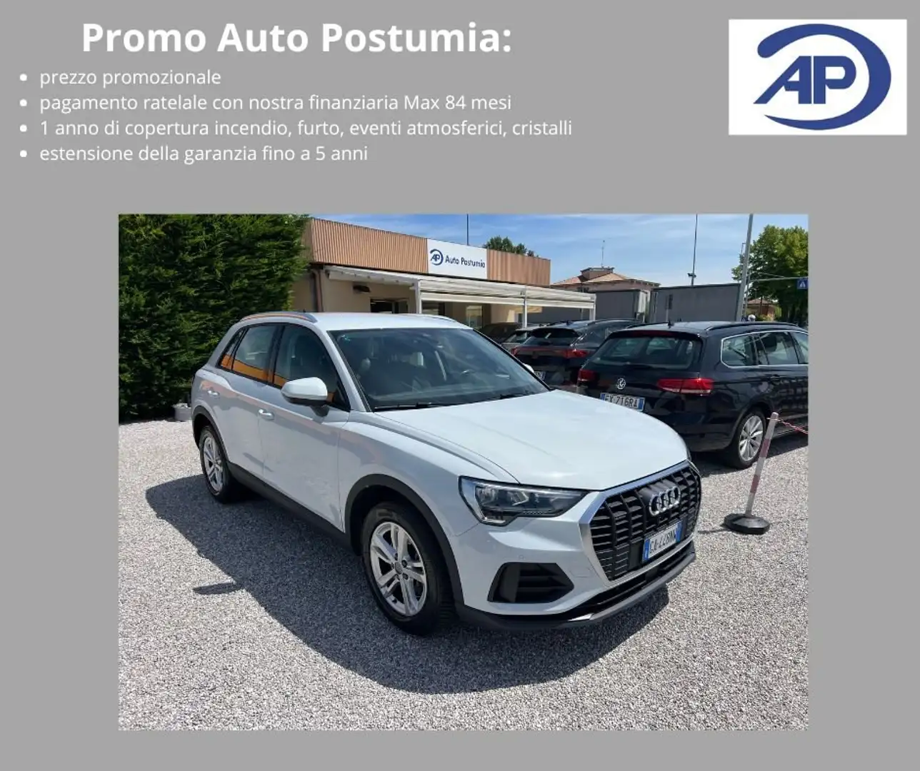 Audi Q3 2.0 Tdi 190 Cv Quattro Business Stronic Automatica Bianco - 1