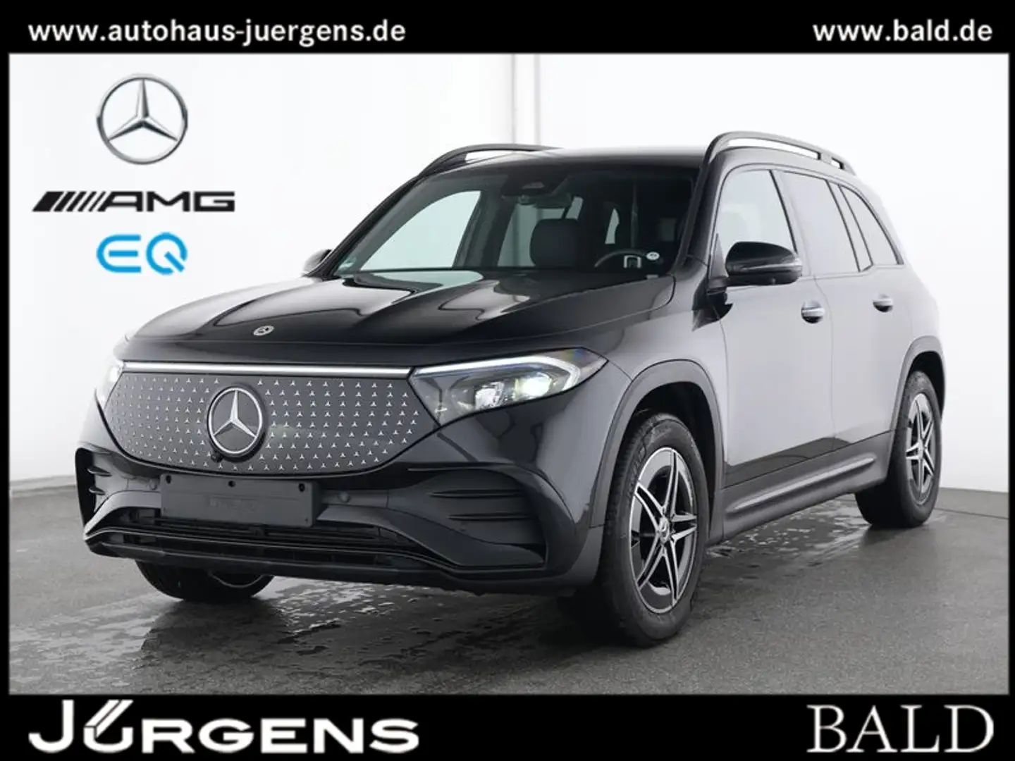 Mercedes-Benz EQB 300 4M AMG-Sport/LED/Burm/360/AHK/Distr/18' Schwarz - 1