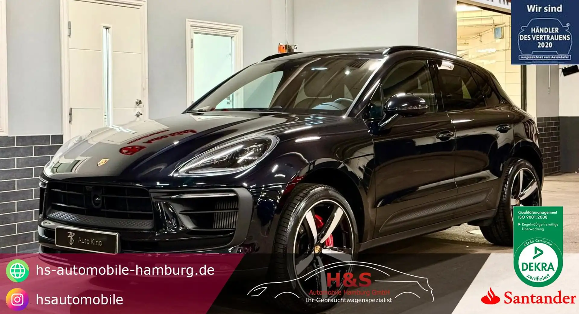Porsche Macan S Panorama*Kamera*Standheizung Schwarz - 1