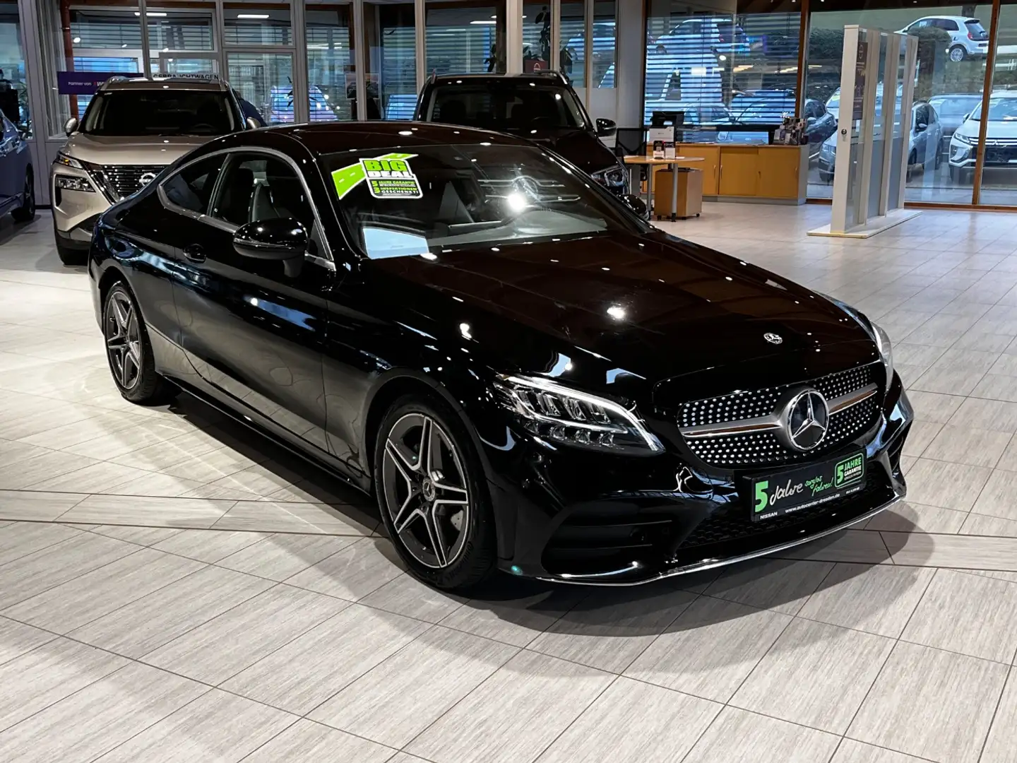 Mercedes-Benz C 220 d AMG Line LED+Navi+SHZ+KlimaA+WR&SR Noir - 2