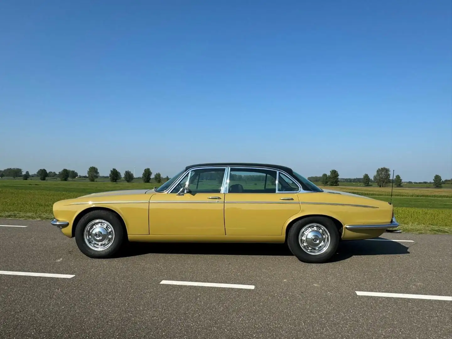 Daimler Double Six 5.3 V12 origineel NL auto, zeer lage km stand Jaune - 2