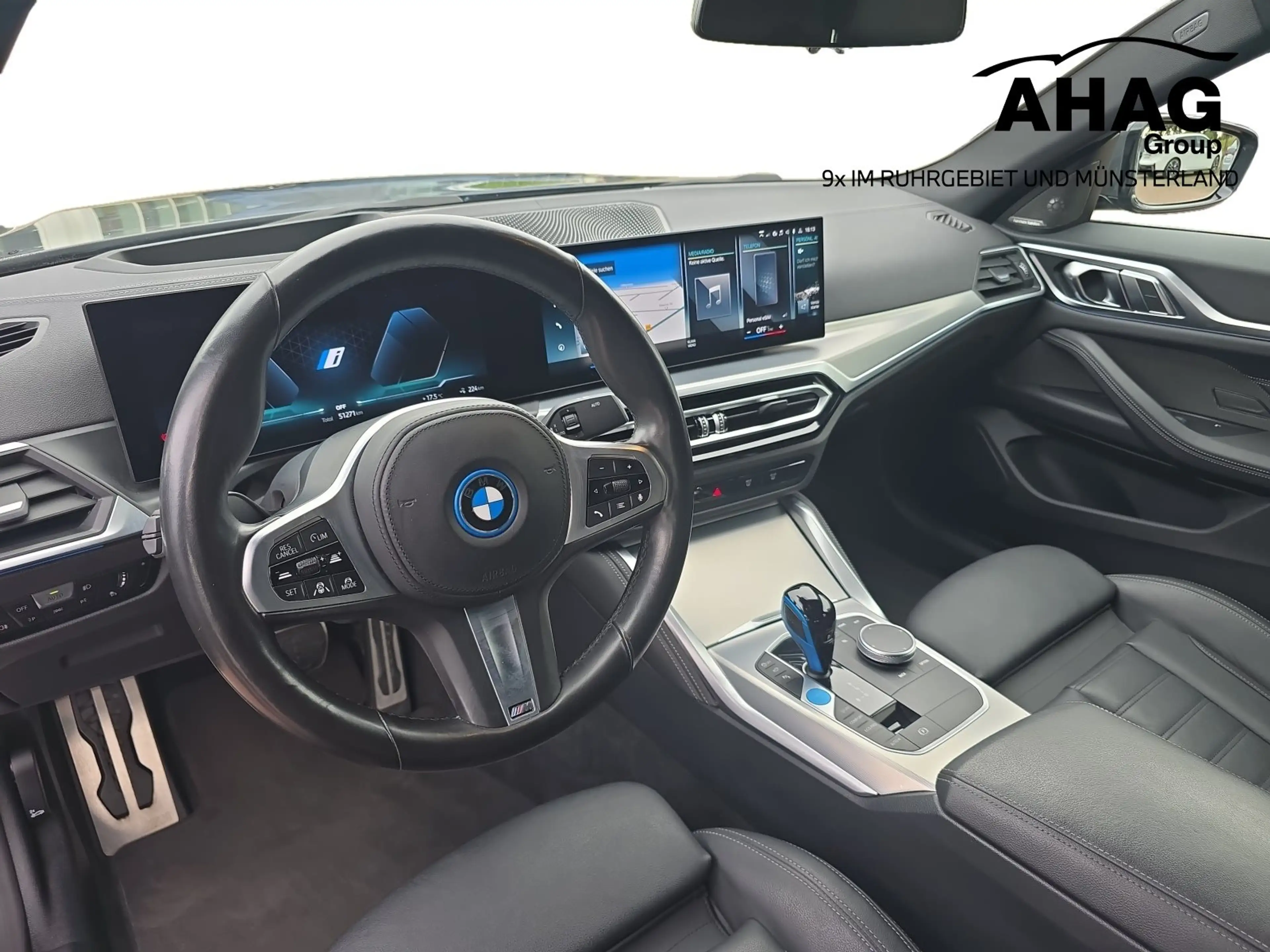 BMW i4 eDrive40  M Sport ACC 360° H/K Laser Glasdach el.S — photo 8