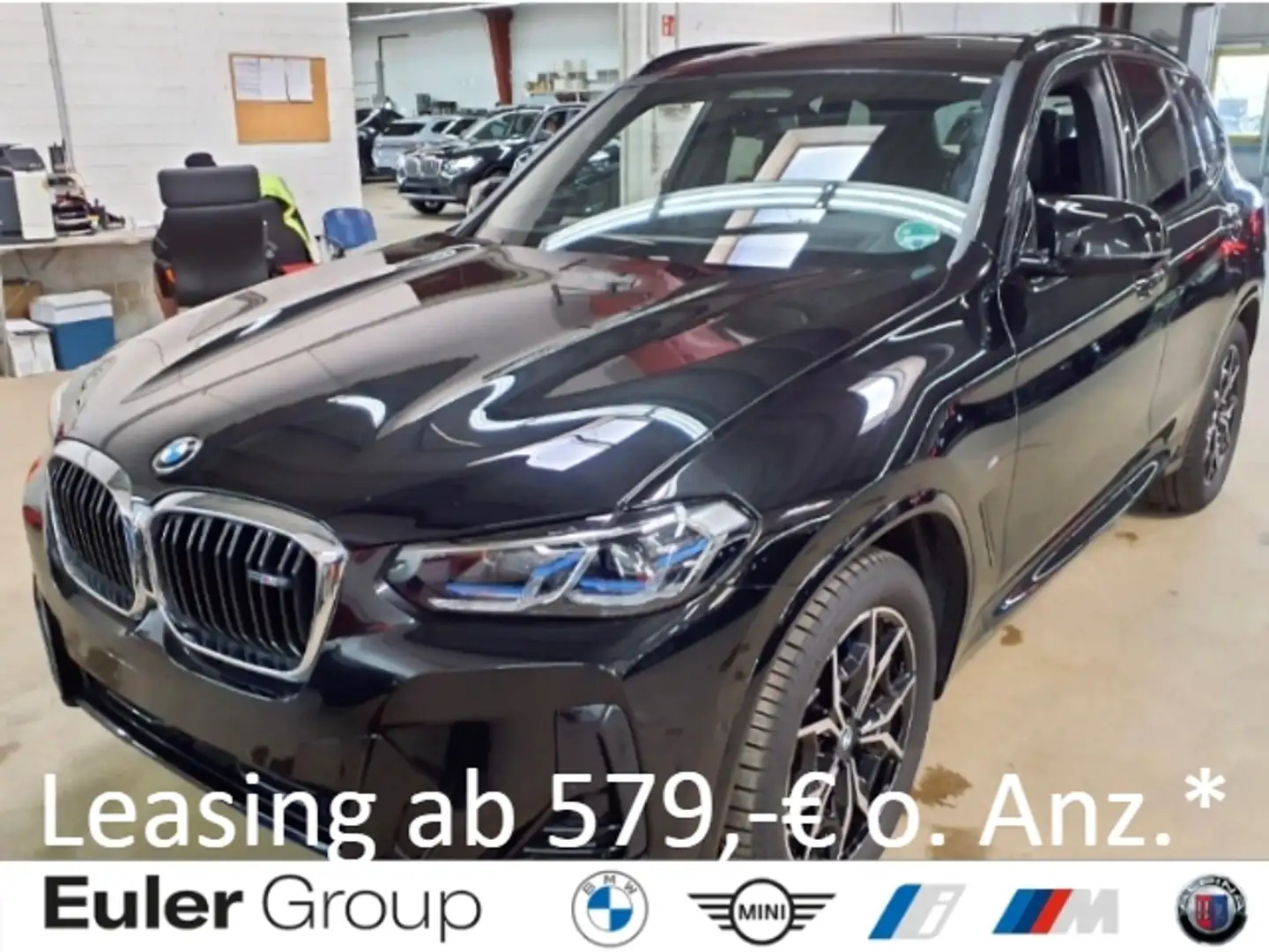 BMW X3 i Pano AHK StandHzg Laser H/K Memory DAProf PA+ HU Schwarz - 1