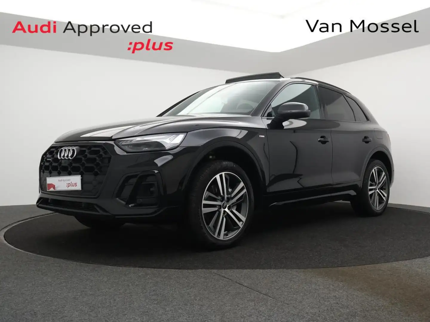 Audi Q5 Audi Q5 S-line 50TFSIe QUATTRO 299PK *SHADOWLOOK*PANO DAK*SPORTSEATS*ZETELVERWARMING*APP CONNECT*BLTH*CRUISE*NAVI*... Noir - 1