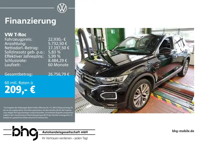 Volkswagen T-Roc Style 1,5 TSI OPF 110 kW DSG
