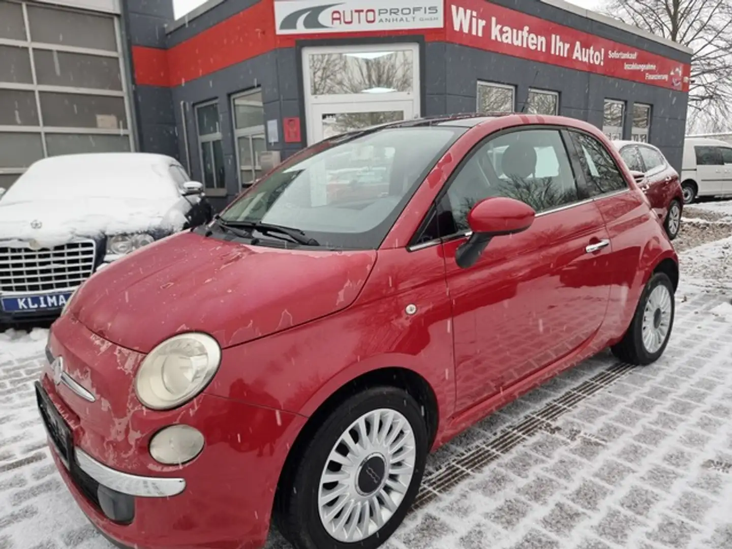 Fiat 500 1.2 8V LOUNGE PANORAMADACH Kultfzg. Rot - 1