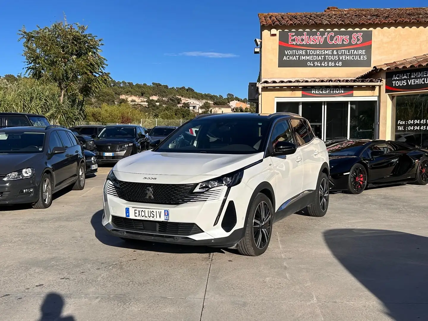 Peugeot 3008 1.5 BLUEHDI 130CH S\u0026S GT EAT8 PRIX HORS TAXE Blanc - 1