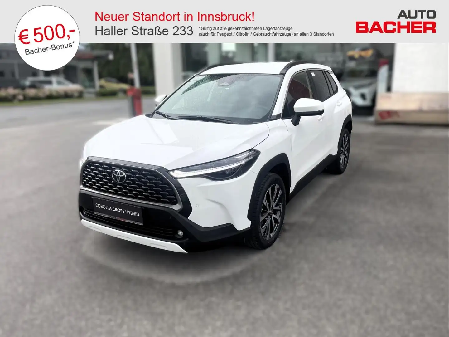 Toyota Corolla Cross 2,0 VVT-i Hybrid 2WD Active Drive Weiß - 1