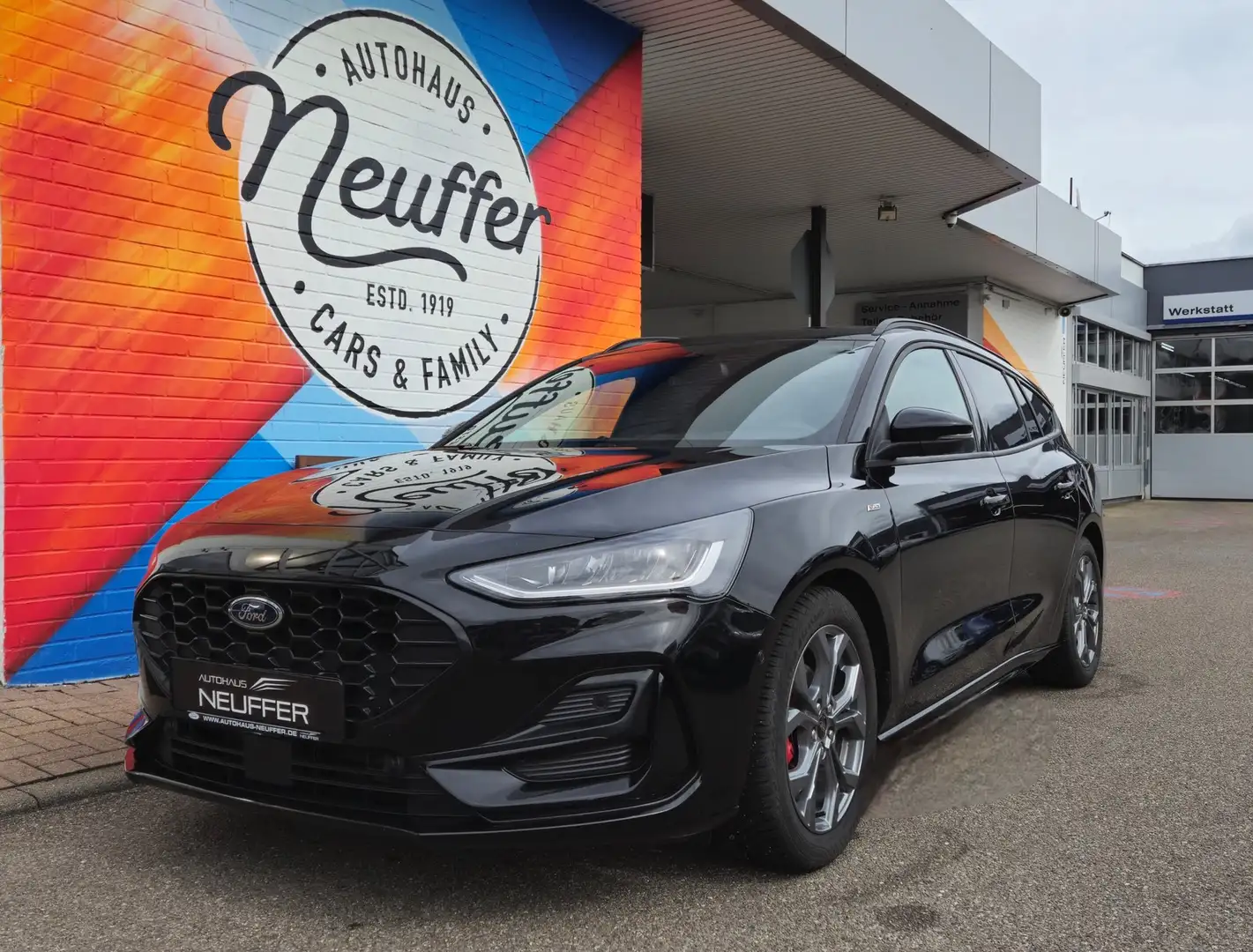 Ford Focus Turnier ST-Line X MHEV/Pano/Ergositze/Fahrassisten Schwarz - 1