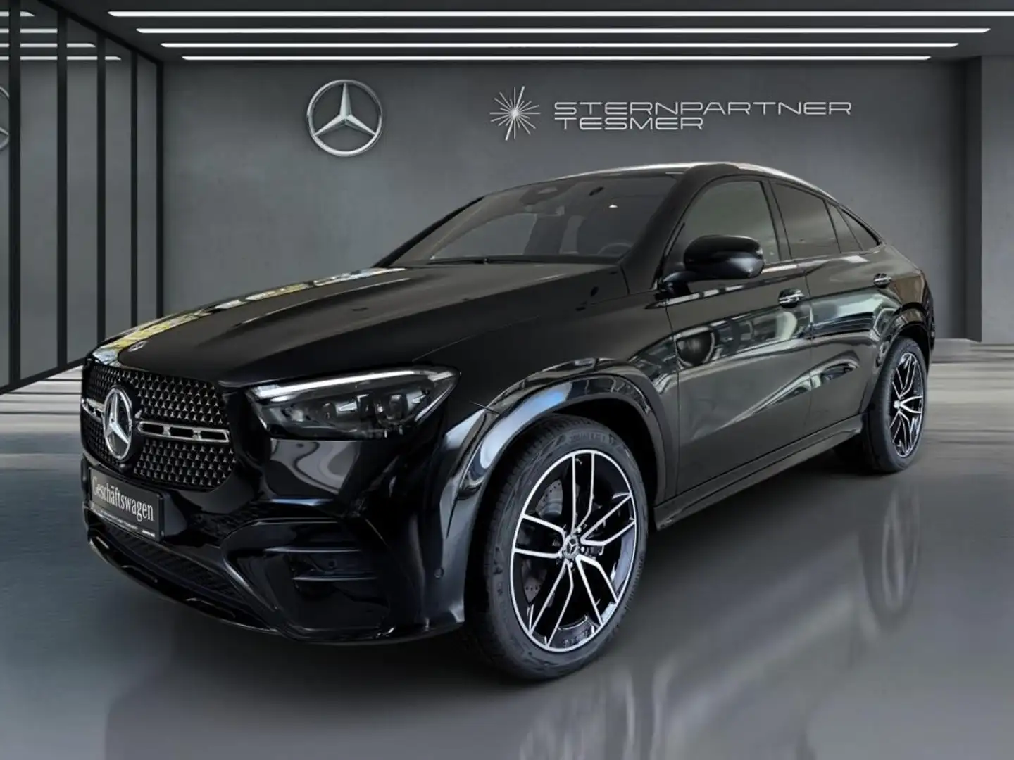 Mercedes-Benz GLE 450 d 4M Coupé AMG, Pano, HuD, StHzm AHK Schwarz - 1