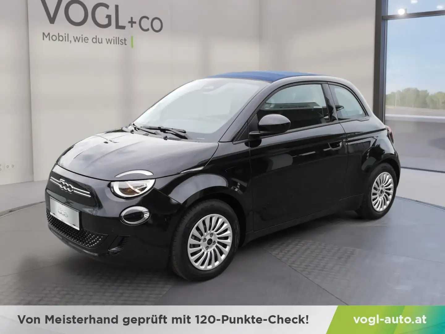 Fiat 500e CABRIO 42kWh Noir - 1