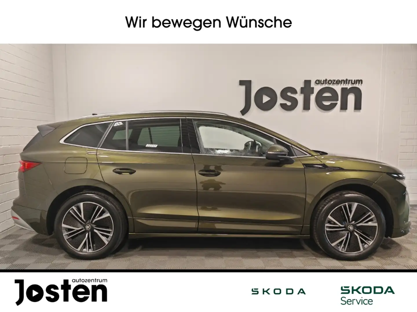 Skoda Enyaq 60 Loft Plus Transport AHK 20''-LM Zöld - 2