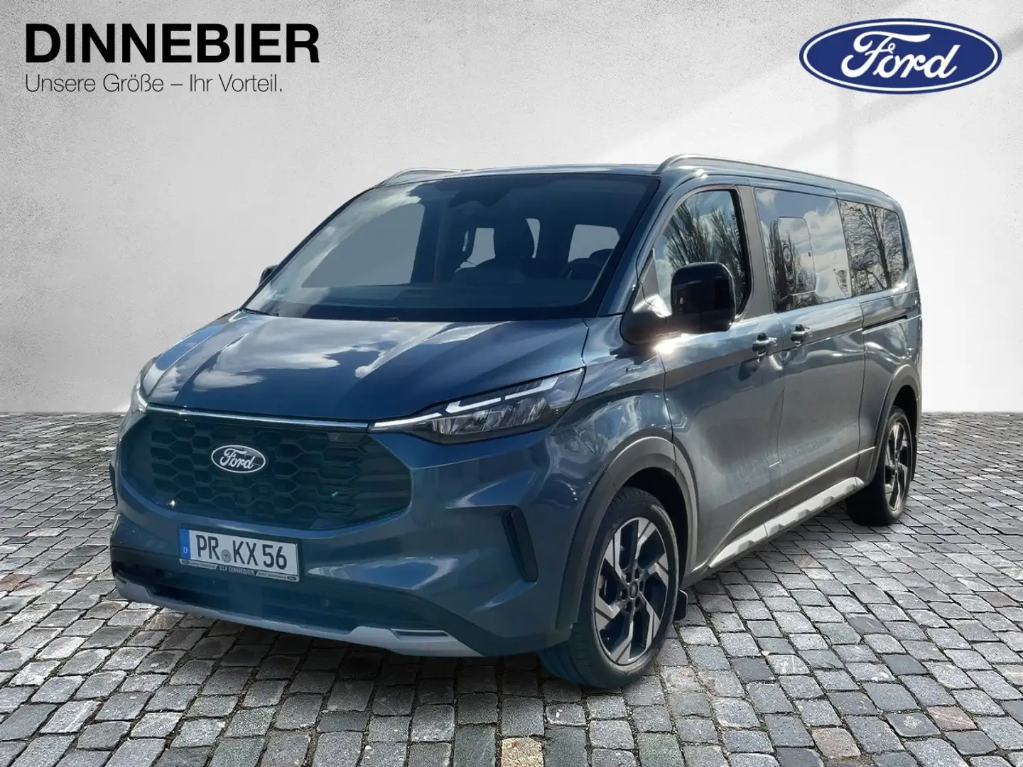 Ford Tourneo Custom 320 L2 Active 125 kW Blau - 2