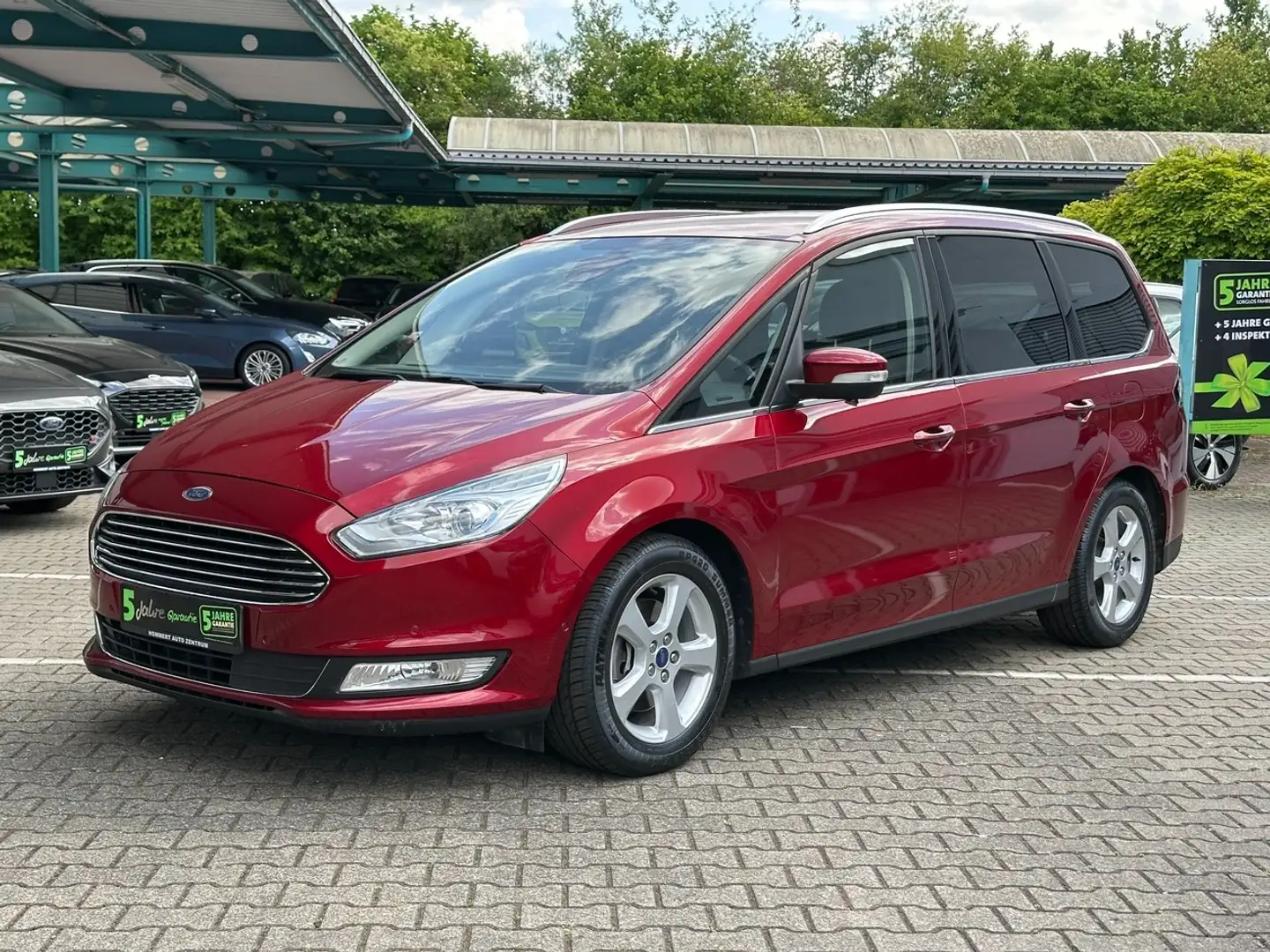 Ford Galaxy 2.0 TDCi Titanium *7-Sitzer*Navi*Park* Rojo - 2