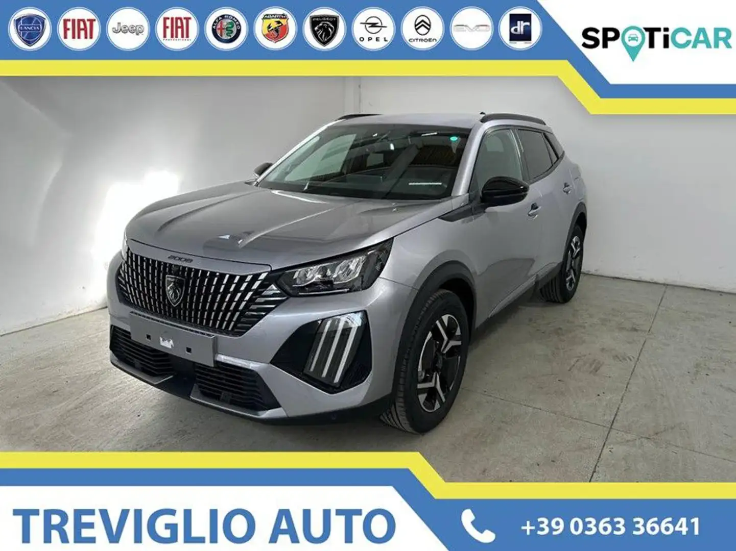Peugeot 2008 PureTech 100 S&S Allure VISION PACK & DRIVE ASSIST Šedá - 1