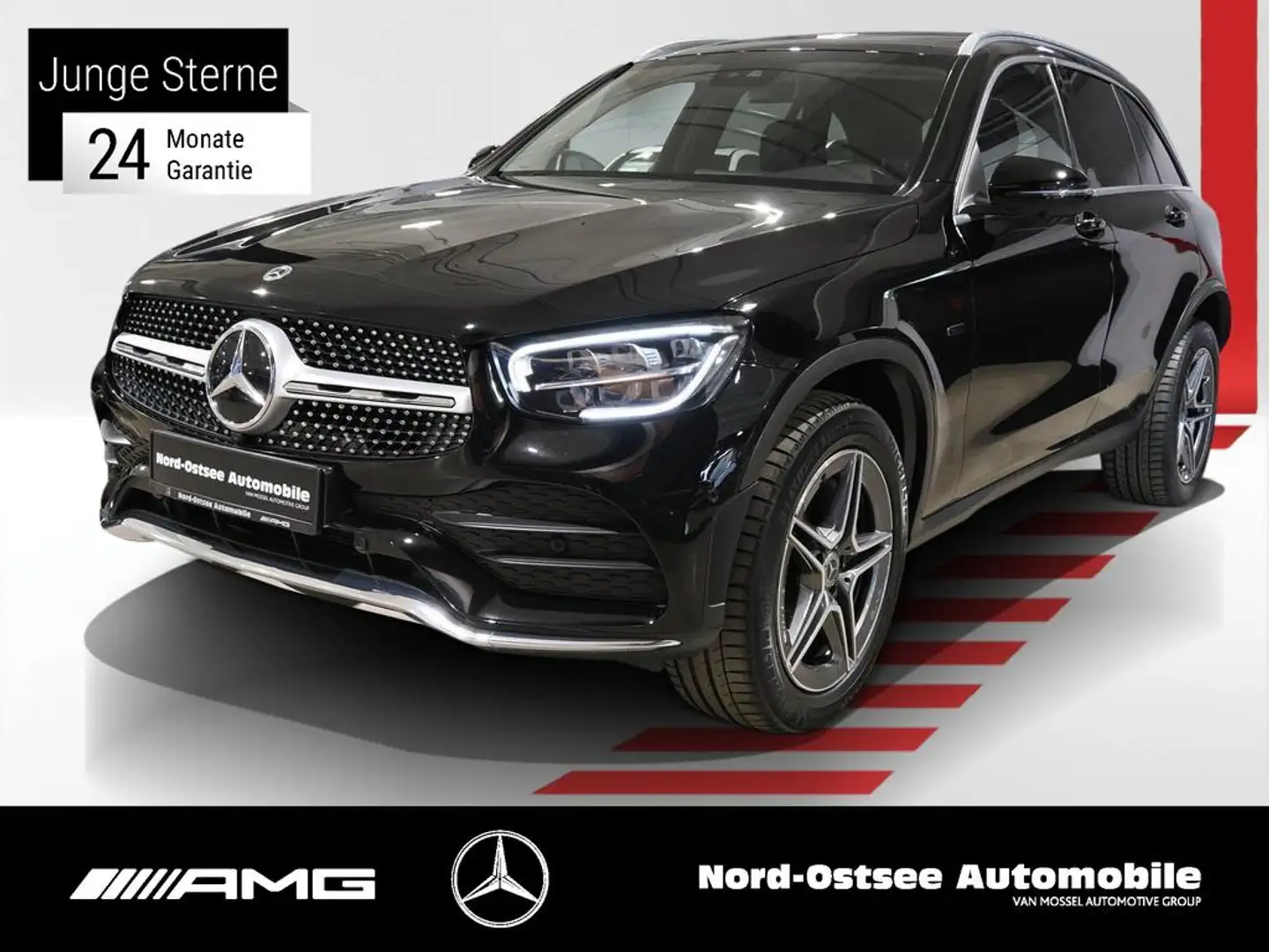 Mercedes-Benz GLC 300 de 4M AMG AHK PANO PARKPAKET LED DAB 9G Schwarz - 1