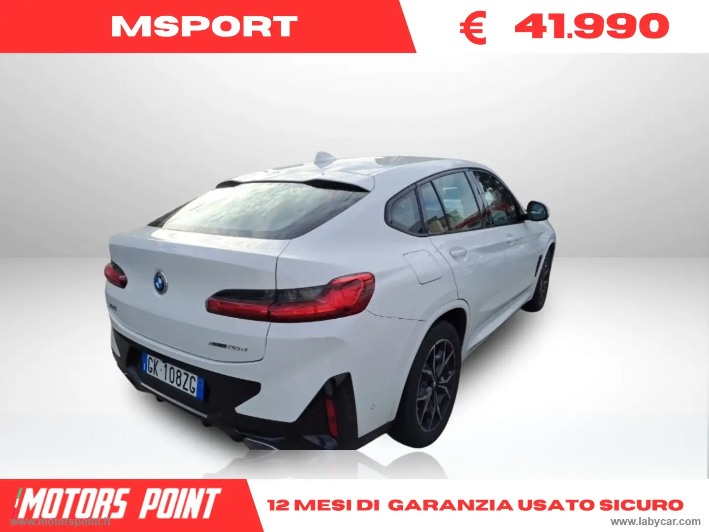 BMW X4 xDrive20d 48V Msport Bianco - 2