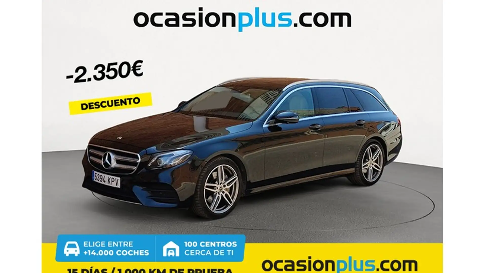 Mercedes-Benz E 220 Estate 220d 9G-Tronic Schwarz - 1