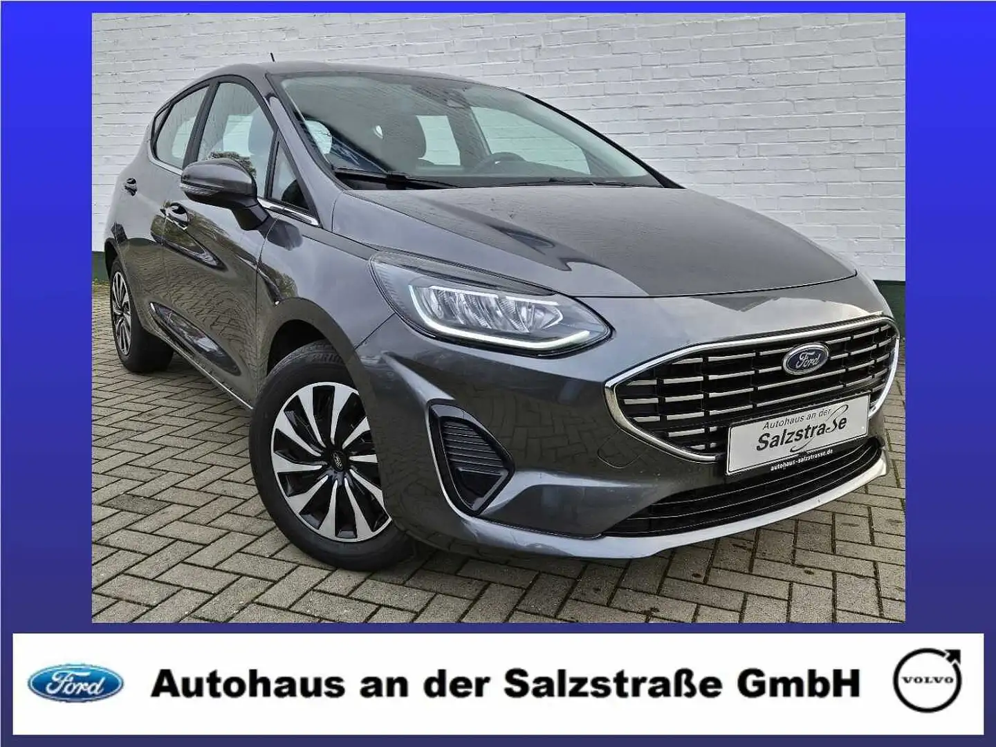 Ford Fiesta Hybrid 125PS Titanium*LED*WiPa*Klimaaut.*PDC* Grau - 1