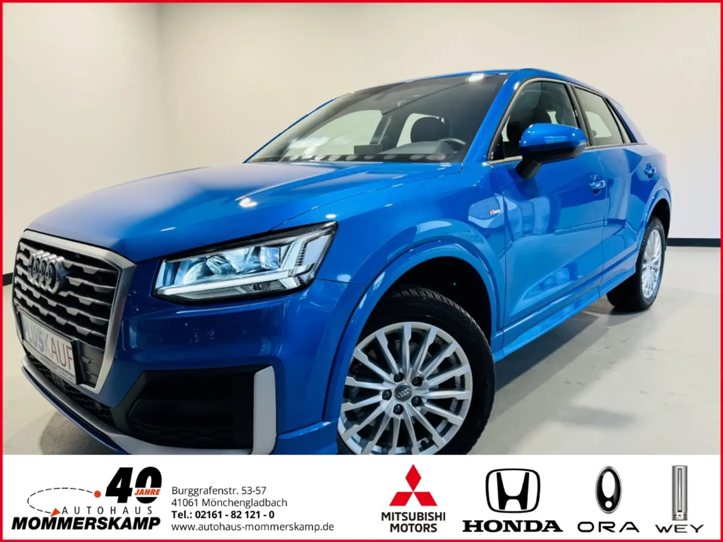 Audi Q2 design ultra 1.0 TFSI S-Line Automatik+ Allwetterr Blau - 1