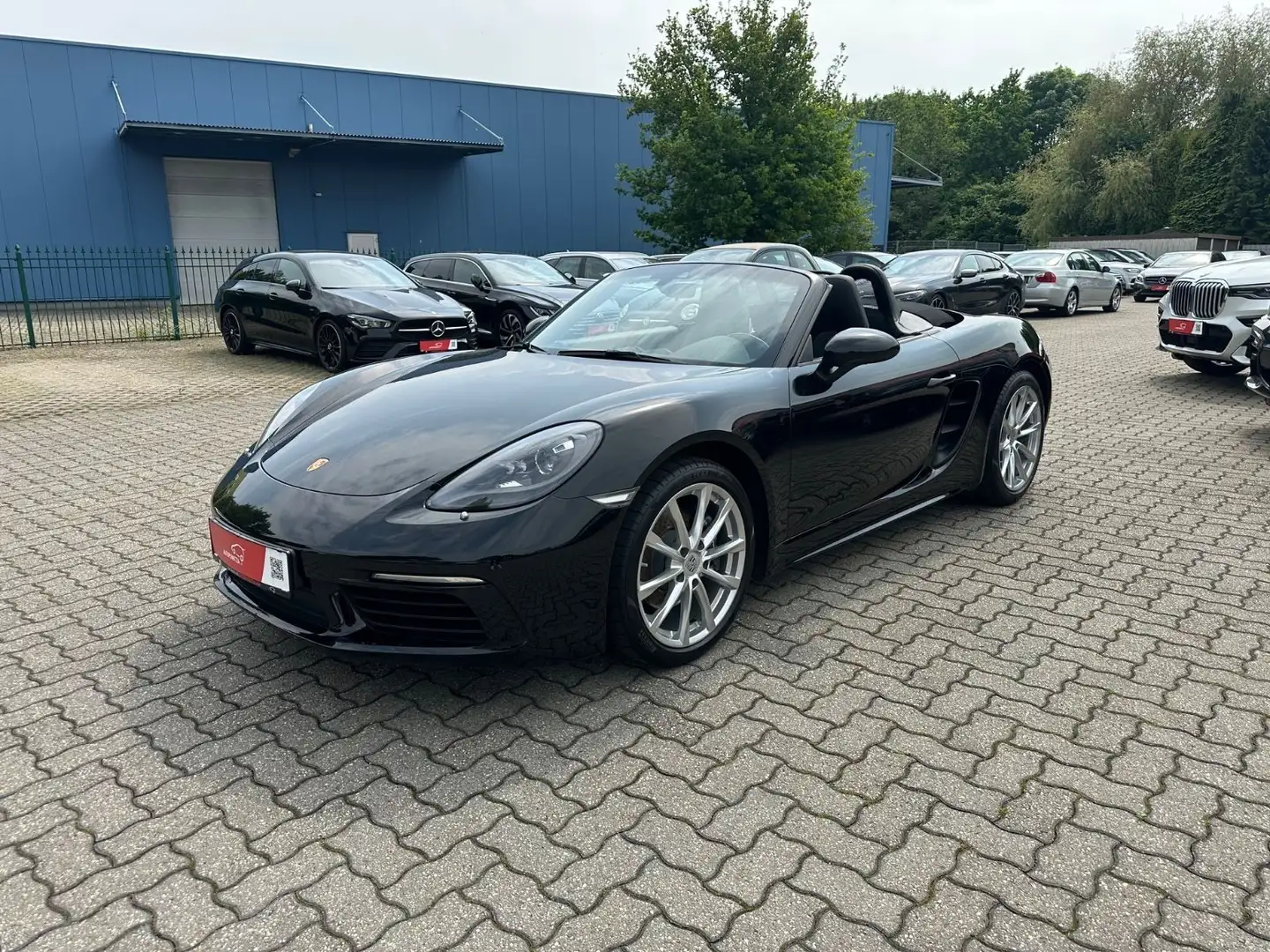 Porsche Boxster 718 2.HAND Nav KAM CarPlay PDLS Leder Noir - 1