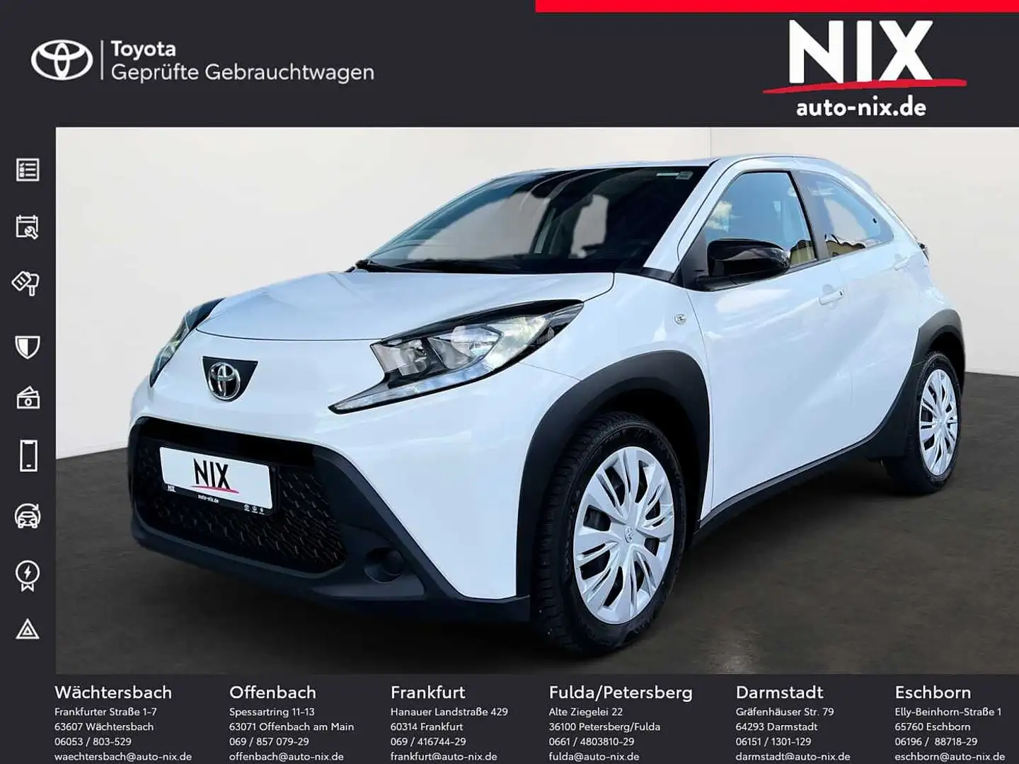 Toyota Aygo X 1,0 l  5-tg. Play Kamera KLIMA Blanc - 1