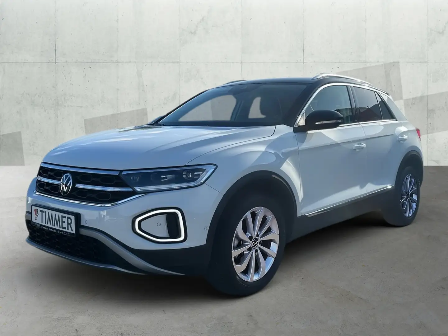 Volkswagen T-Roc 1.5 TSI DSG STYLE *AHK *LED *ACC *VIRTUAL *NAVI * Blanc - 2