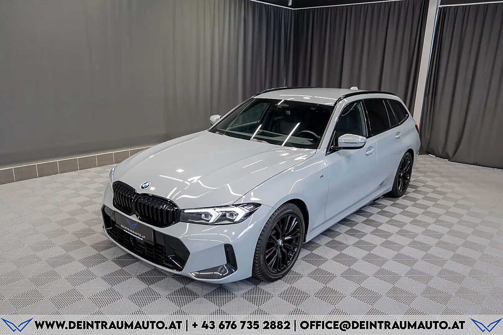 BMW 320 d 48 V xDrive Touring Aut.*M-SPORT*AHK*GARANTIE* Grau - 2