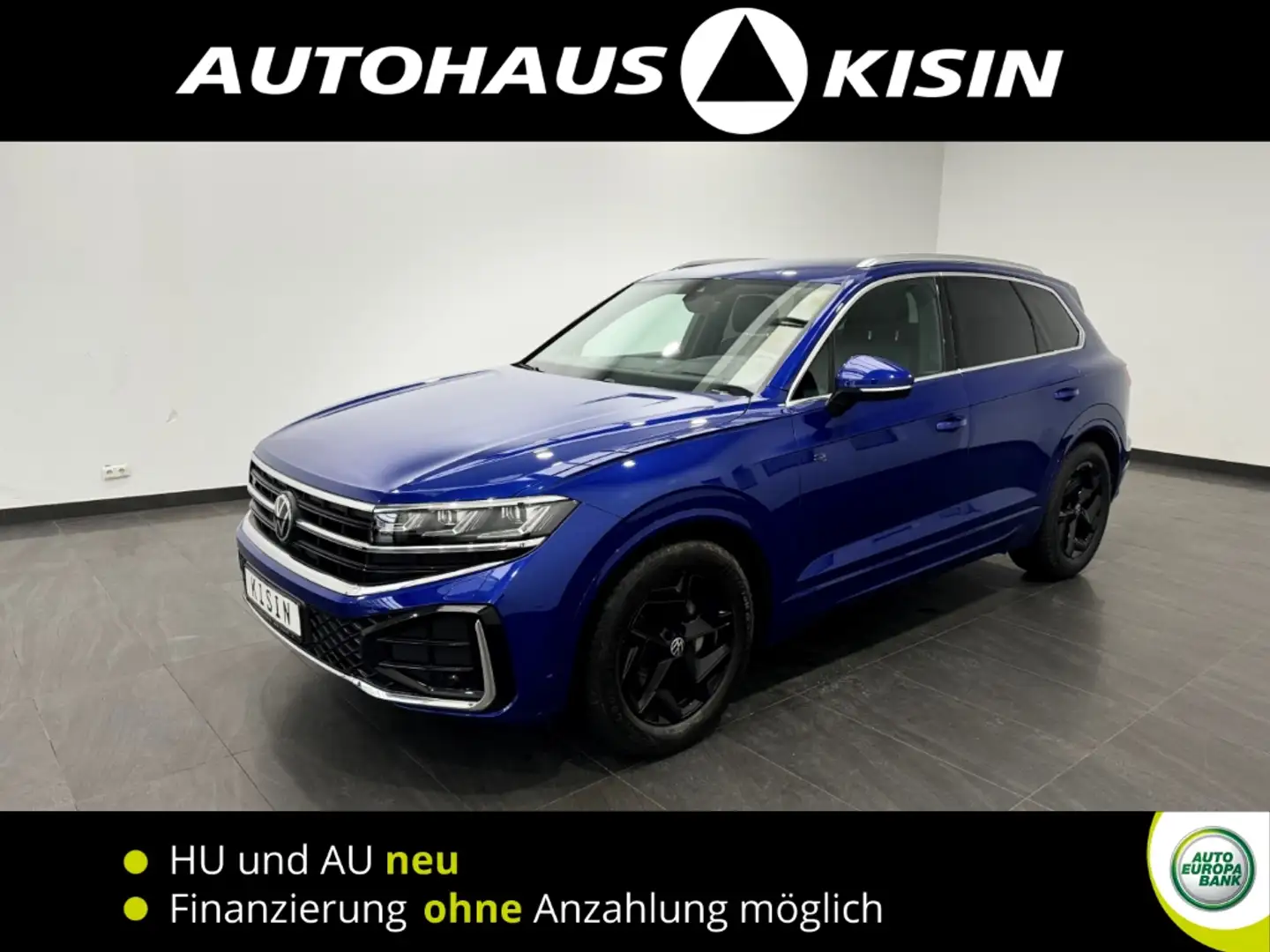 Volkswagen Touareg 3.0 TDI 4M R-Line /HeadUp /Luftfed. /AHK Bleu - 1
