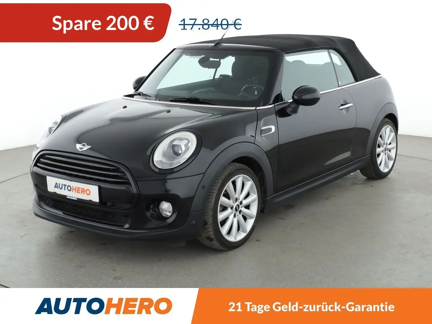 MINI Cooper Cabrio Cooper *NAVI*LED*TEMPO*PDC*SHZ* Schwarz - 1
