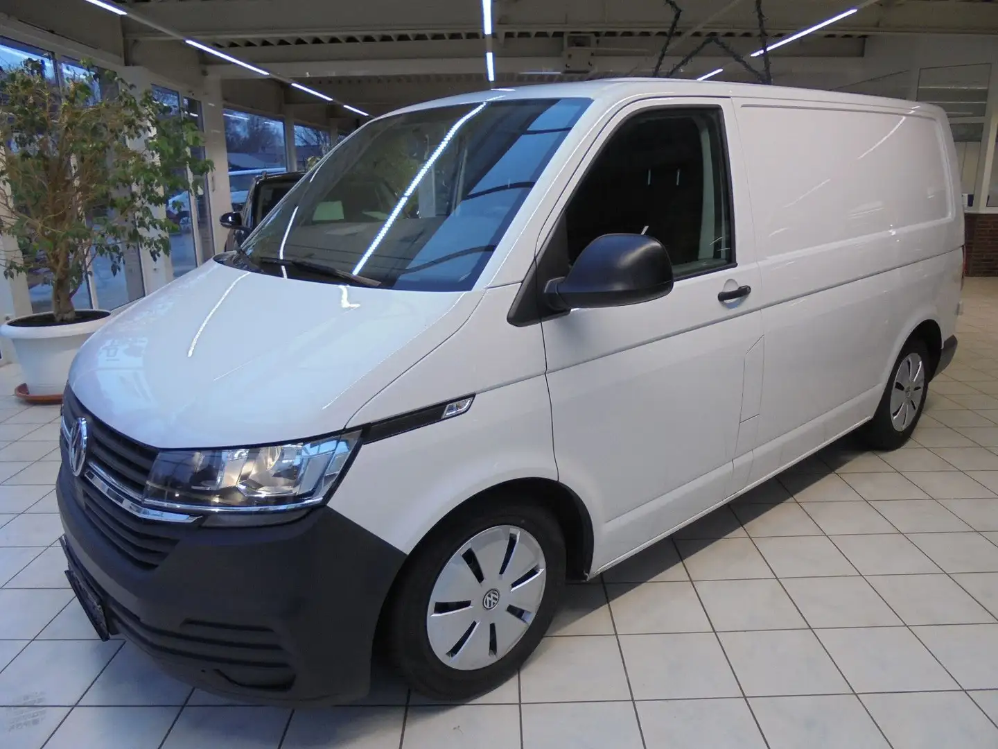 Volkswagen T6 2,0 TDI Kasten/Klima/AHK/Doppelsitz/Flügeltür Weiß - 1