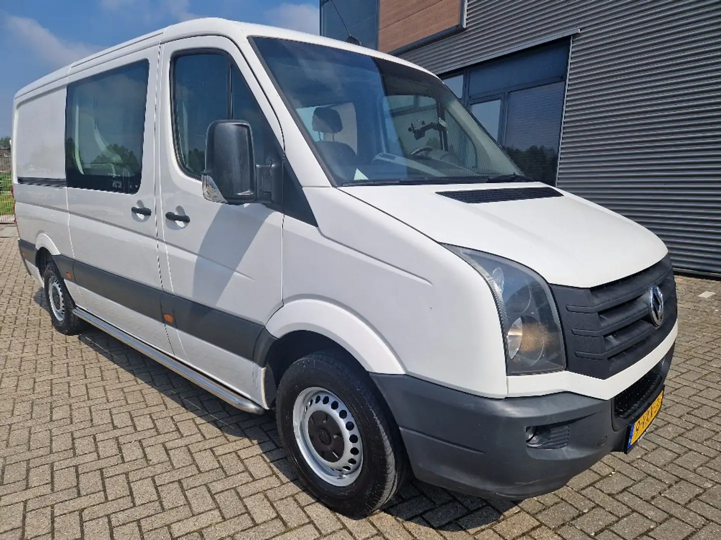 Volkswagen Crafter 2.0 TDI 140pk L2H1 6-pers MARGE BM DC airco cruise Blanc - 2