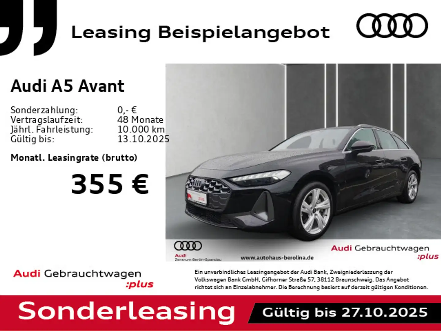 Audi A5 TFSI S tronic* NAV+*ACC*LED+*R-CAM*SHZ* Schwarz - 1