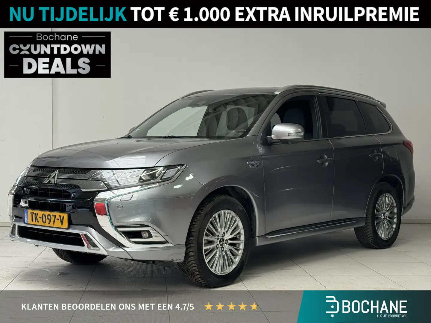 Mitsubishi Outlander 2.4 PHEV Instyle | Navigatie | Cruise control adap Gris - 1