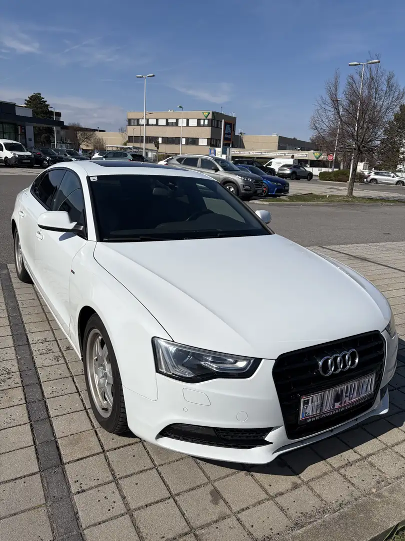 Audi A5 Sportback S-Line 2.0 140kW TDI Weiß - 1
