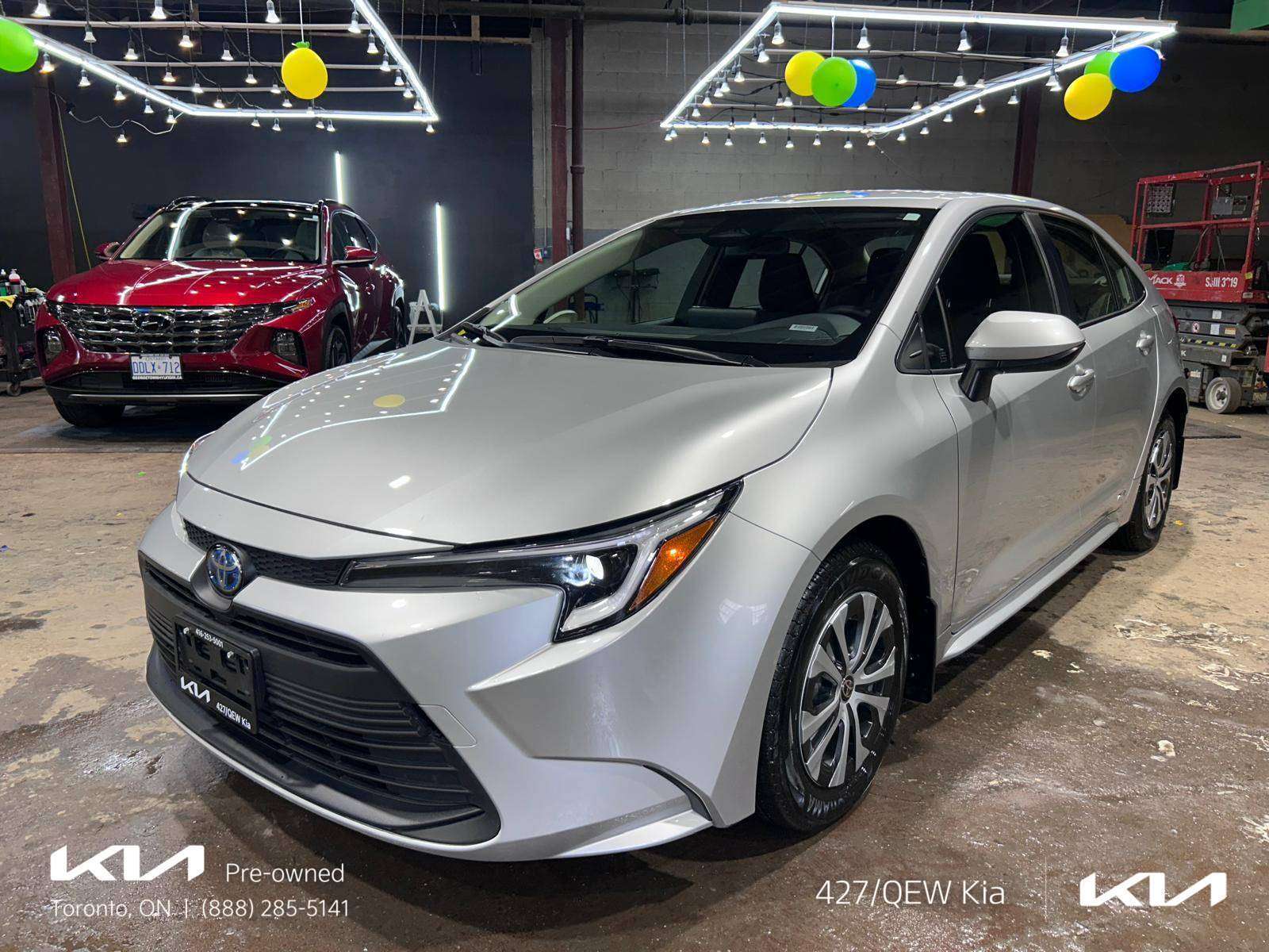 Silver 2025 Toyota Corolla Hybrid Sedan All-Wheel Drive Automatic