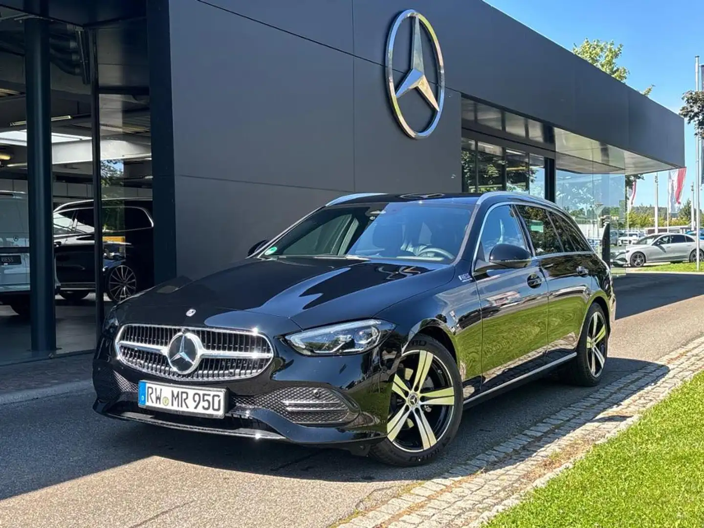 Mercedes-Benz C 180 T Edition-AVANTGARDE+AHK+360°+MEMORY+THERM Schwarz - 1