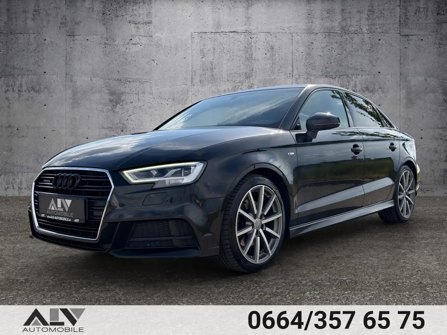 Audi A3 Limousine quattro sport TDI S-tronic S-Line B&O Schwarz - 2