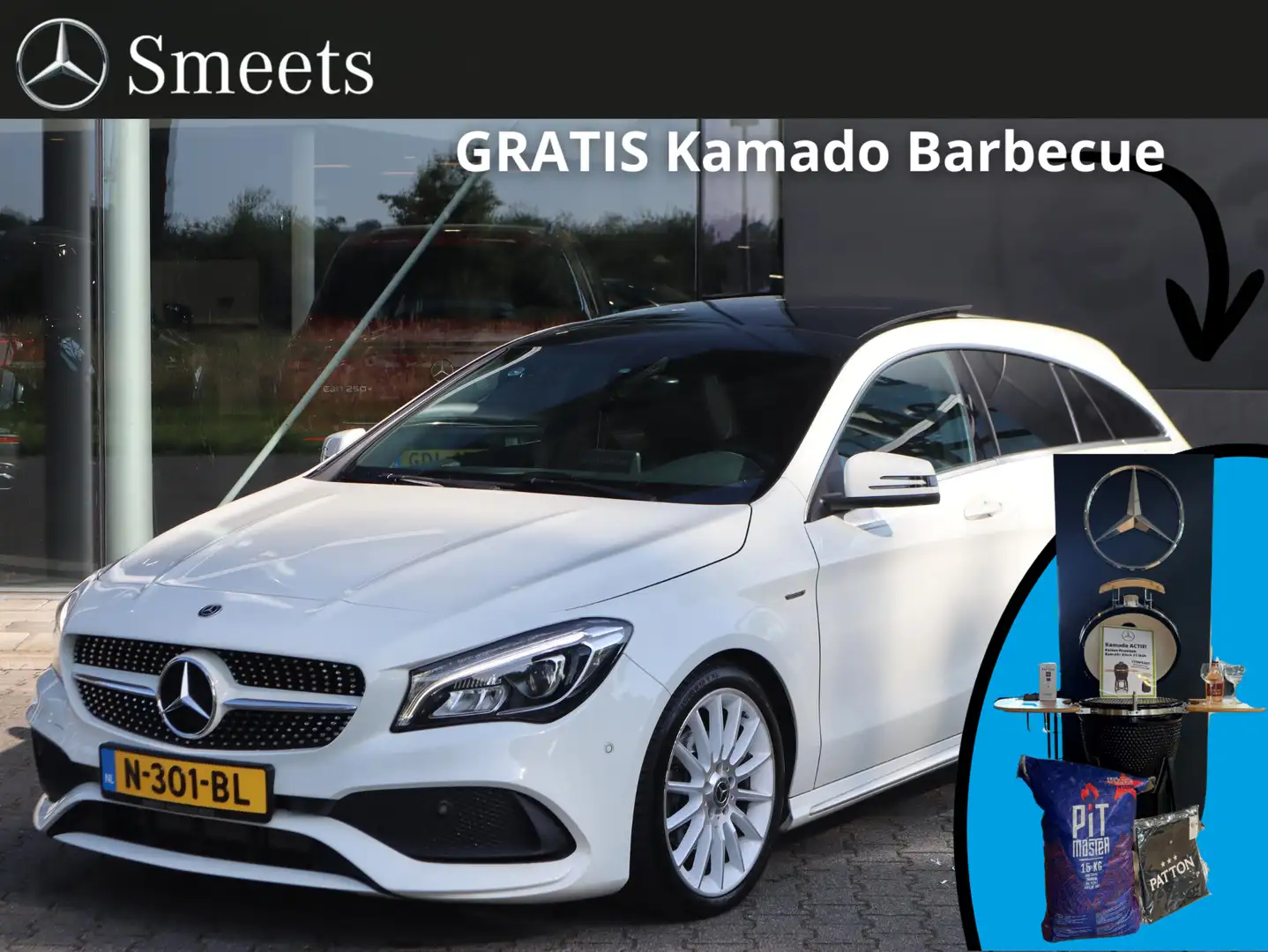 Mercedes-Benz CLA 180 Shooting Brake Business Solution AMG Cruise Contro Blanc - 1